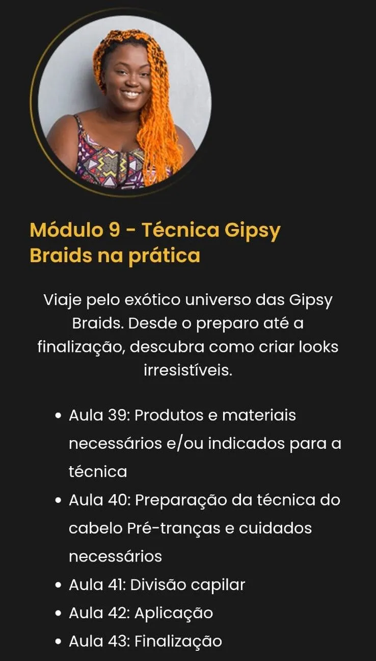 curso de tranças afro